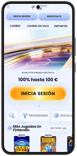 Pantalla de móvil con el listado de operadores regulados y el sello del regulador al pie.